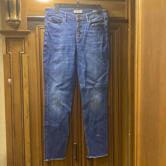 GUESS Gold Button Fly Skinny High Rise Jeans Size 28 - Picture 5 of 14
